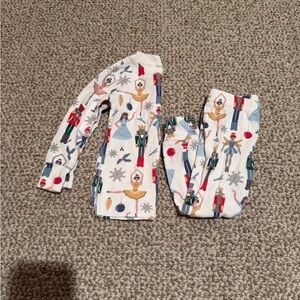 Carter's White Pajama Set with Nutcracker Print